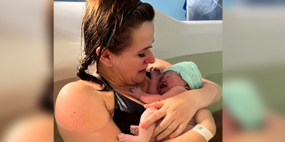 Olivia's waterbirth story