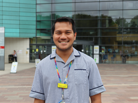 Joy for UHDB's Aldarico as he is shortlisted for Nursing Times Award