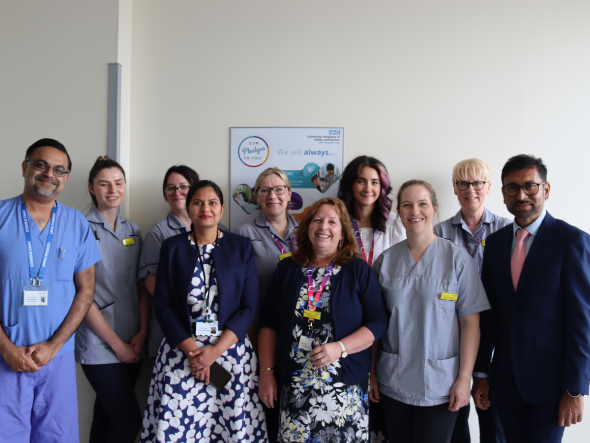 The Urogynaecology team at Royal Derby Hospital